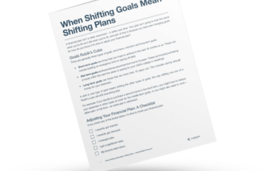 When Shifting Goals Mean Shifting Plans